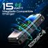 Promate Powerpack-Fold 5 in 1 Magsafe Power Bank, 10000mah 15W Foldable Wireless Powerbank - iPhone 15/15+/15 Pro/15 Pro Max, 14/14+/14 Pro/Max, Apple Watch, Air Pods, 18W USB QC 3.0 Port, 20W USB-C - Black